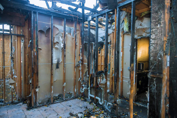 Professional Fire Damage Removal technician working in Dickson, OK